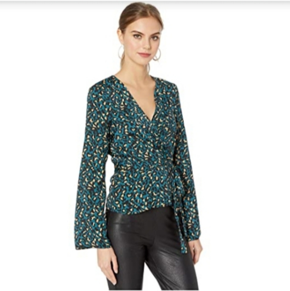 BCBG Generation Wrap Blouse